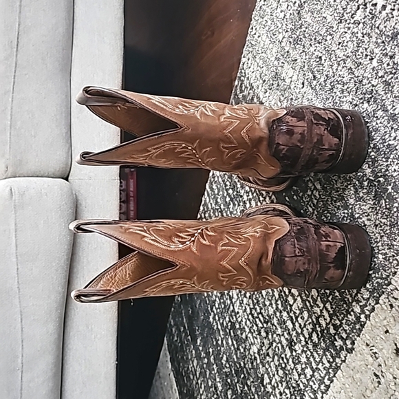 Men's Lucchese Alligator Boots - Picture 4 of 4